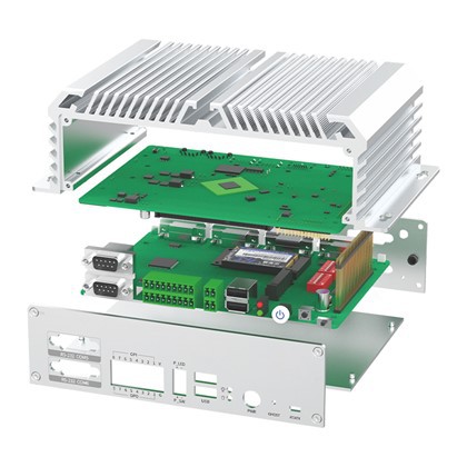 Fanless minicomputer ingebedde industriële box-pc